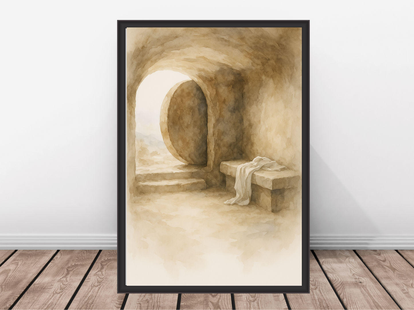 The Empty Tomb Wall Art – Resurrection & Easter Christian Print