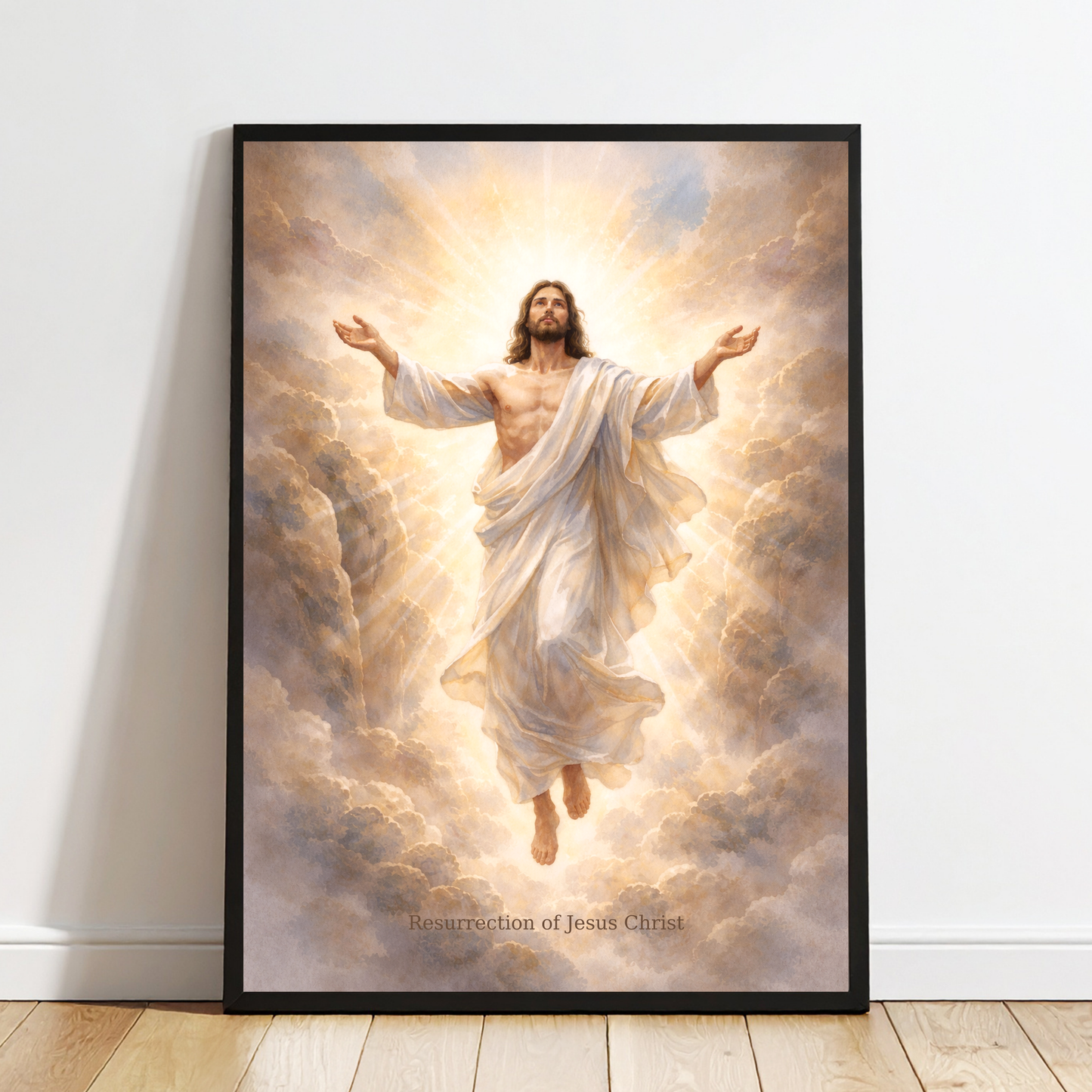 Resurrection of Jesus Christ Wall Art – Christian Easter Decor