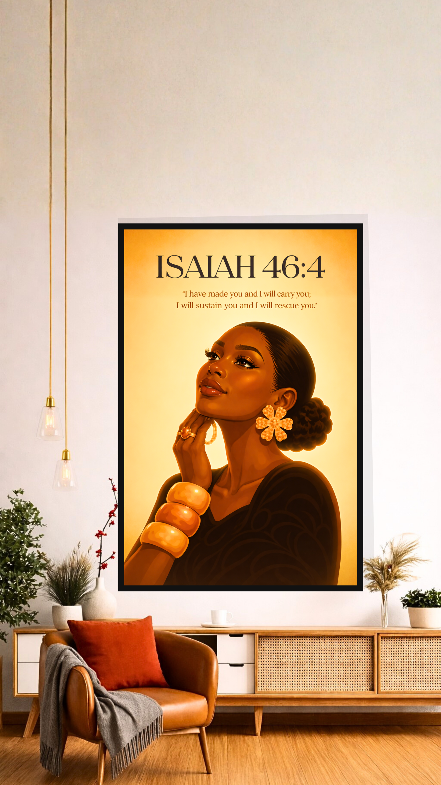Isaiah 46:4 “I Have Made You and I Will Carry You” – Christian Printable Scripture Wall Art