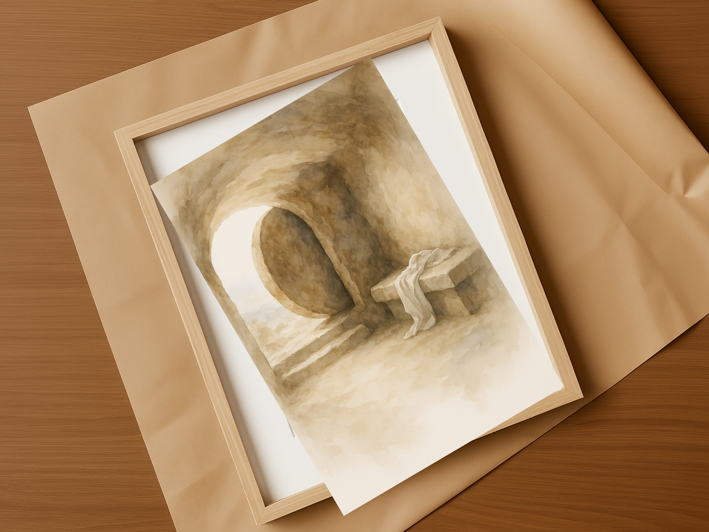 The Empty Tomb Wall Art – Resurrection & Easter Christian Print