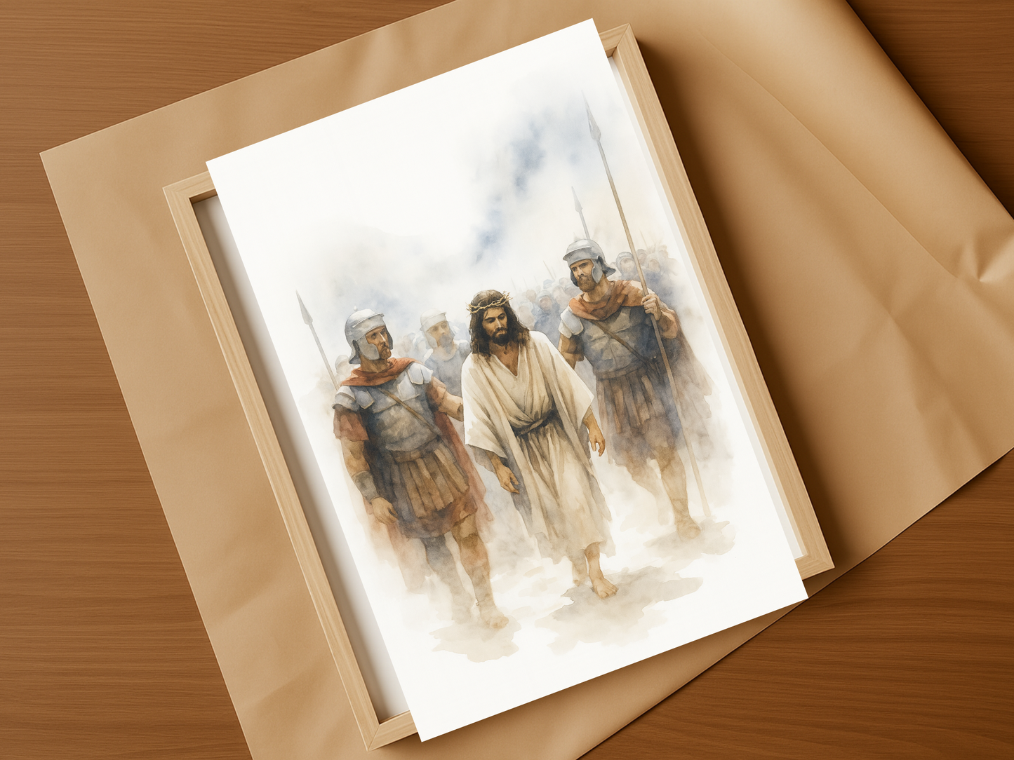 The Arrest of Jesus Wall Art – Passion of Christ Bible Scene