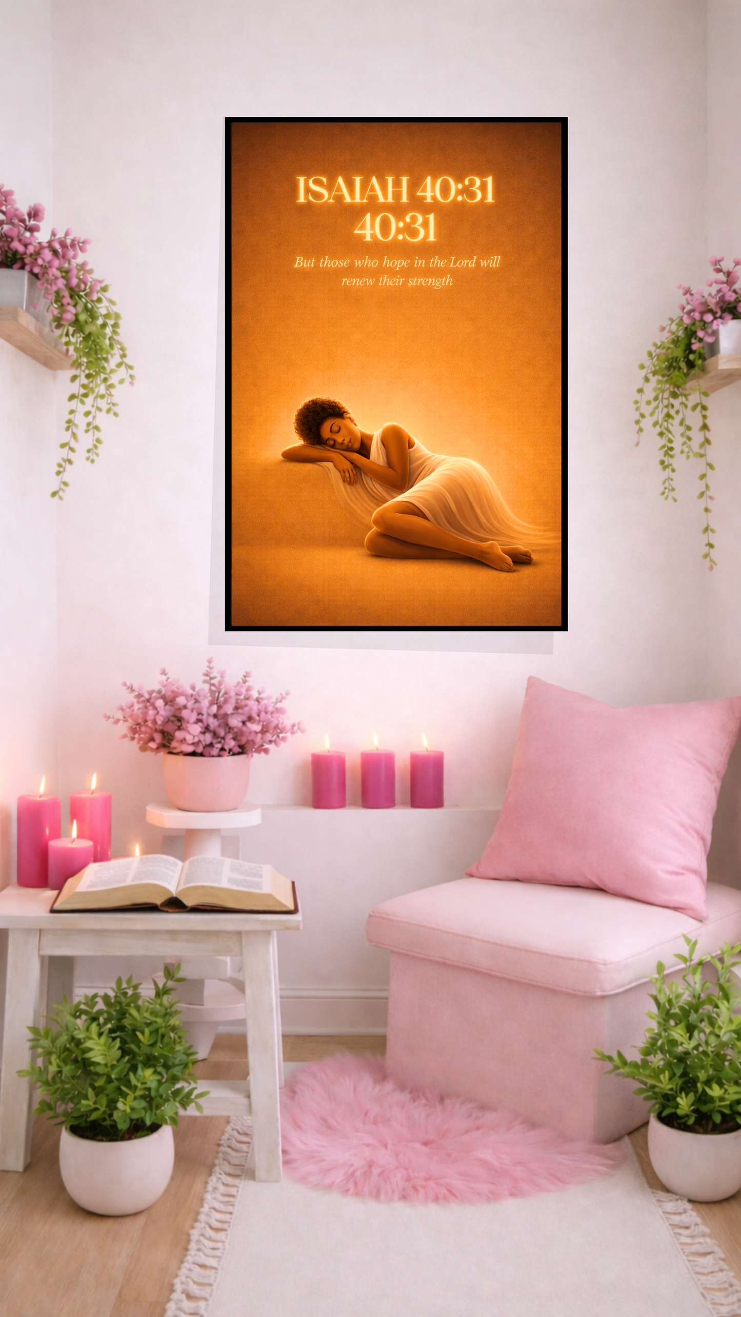 Isaiah 40:31 “Those Who Hope in the Lord Will Renew Their Strength” – Christian Printable Scripture Wall Art