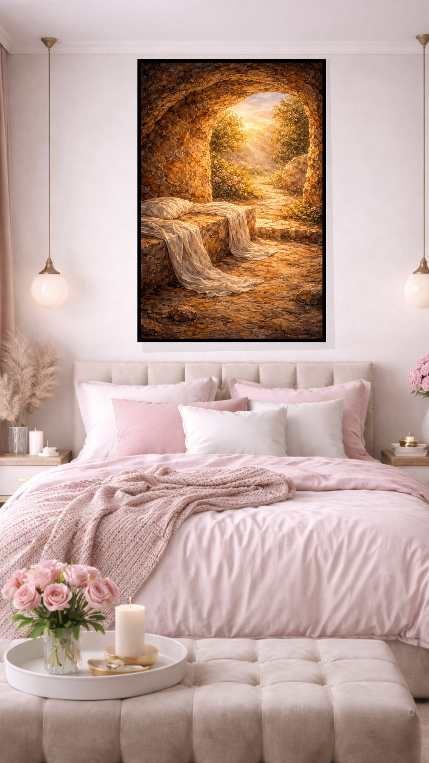 The Empty Tomb Wall Art – Resurrection & Easter Christian Print