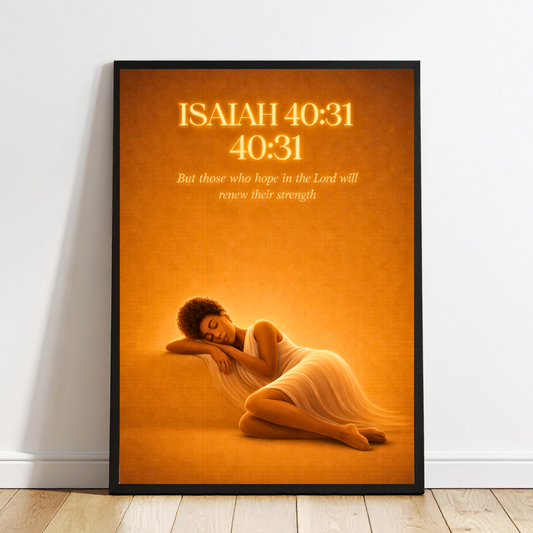 Isaiah 40:31 “Those Who Hope in the Lord Will Renew Their Strength” – Christian Printable Scripture Wall Art