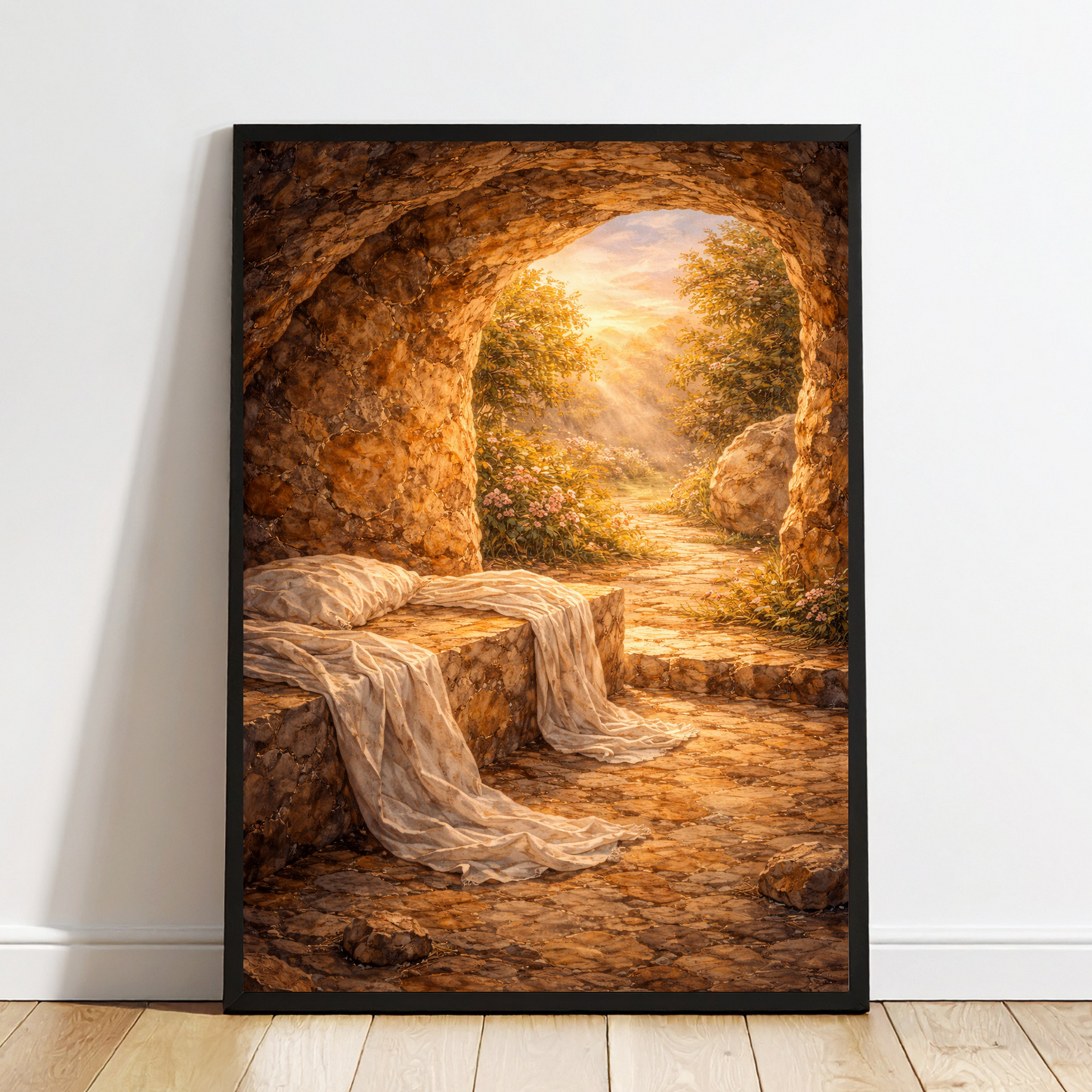 The Empty Tomb Wall Art – Resurrection & Easter Christian Print