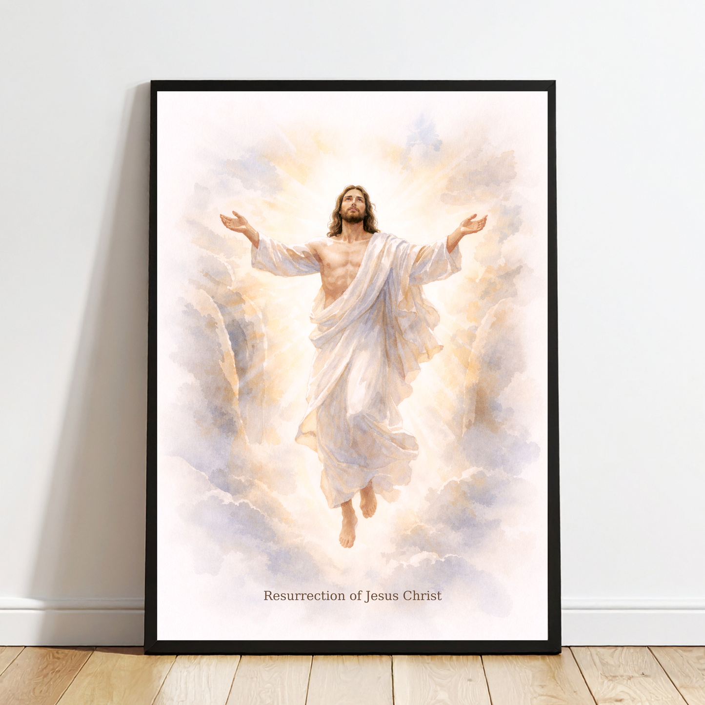 Resurrection of Jesus Christ Wall Art  – Christian Easter Decor