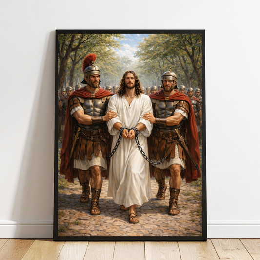 The Arrest of Jesus Wall Art – Passion of Christ Bible Scene