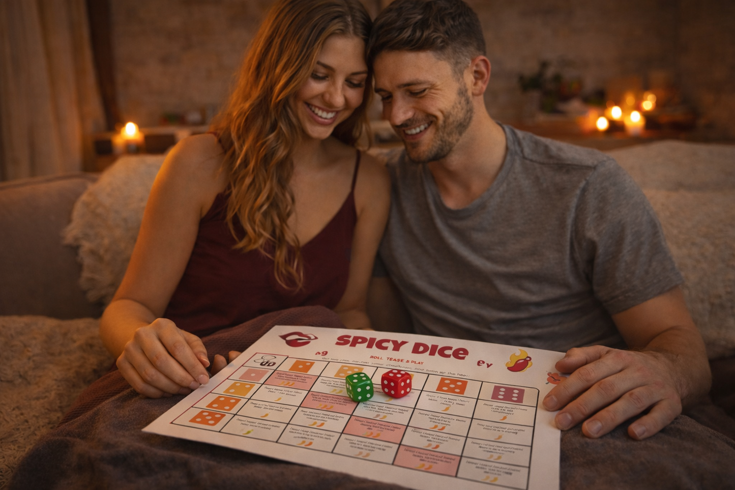 Spicy Dice – Couples Foreplay Game for Fun & Intimacy | Digital Download