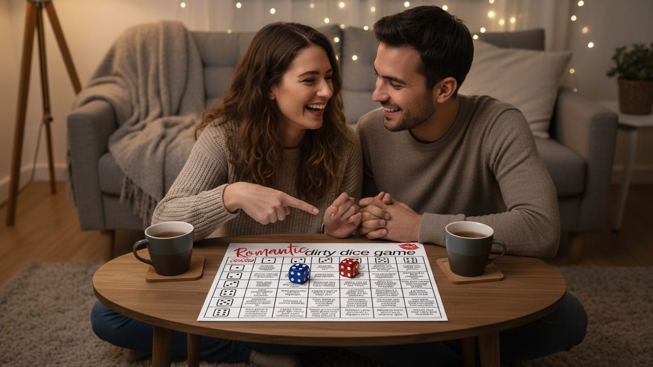 Romantic Dirty Dice Game – Couples Foreplay & Date Night Fun | Digital Download
